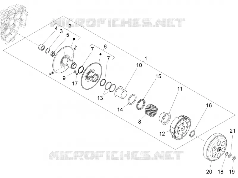 Driven pulley