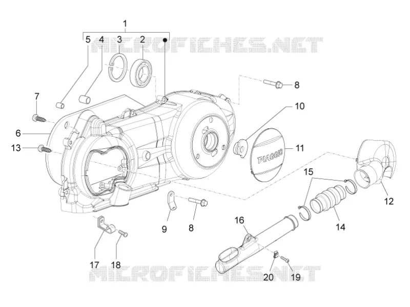Crankcase cover - Crankcase cooling