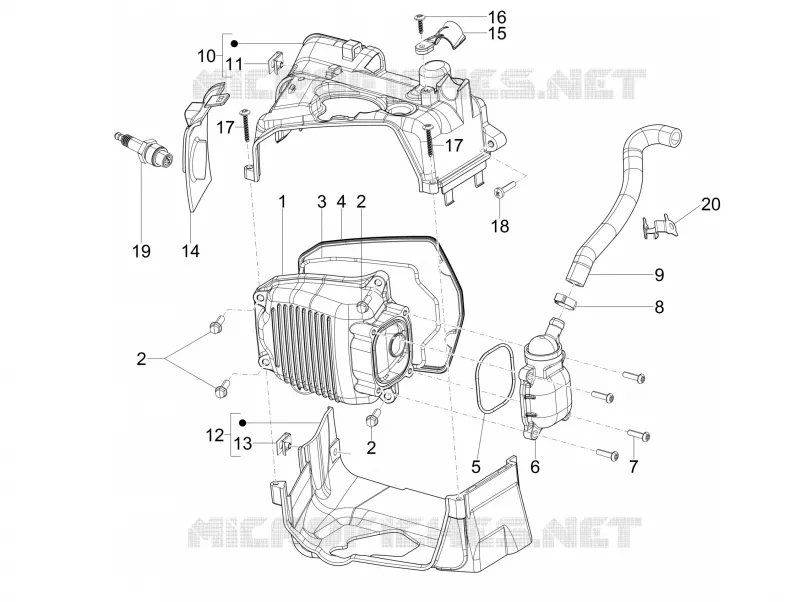 Cylinder head cover