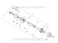 Driven pulley