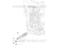 Flywheel magneto cover - Oil filter