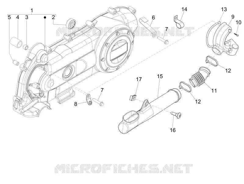 Crankcase cover - Crankcase cooling