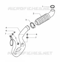 Belt cooling tube