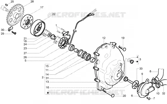 Flywheel magneto