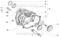Rear wheel shaft