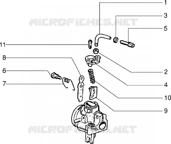 Carburettor component parts