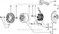 Flywheel magneto