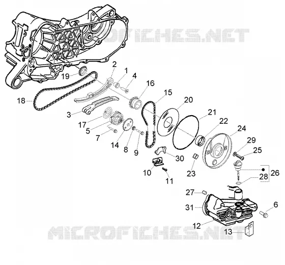 Oil pump-oil pan