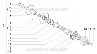 Driven pulley