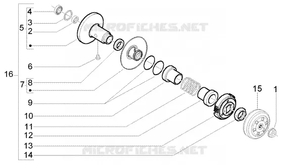 Driven pulley