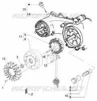 Flywheel magneto