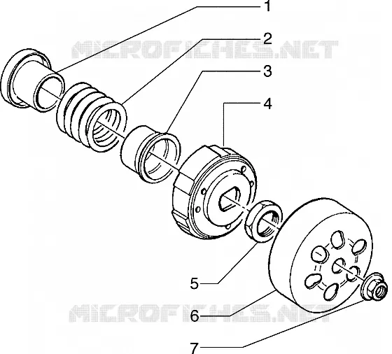 Driven pulley