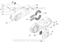 Crankcase cover - Crankcase cooling