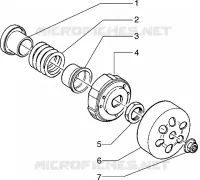 Driven pulley