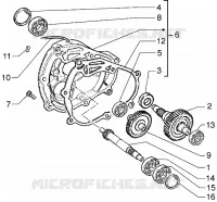 Rear wheel shaft