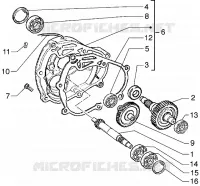 Rear wheel shaft