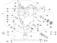 Flywheel magneto cover - Oil filter