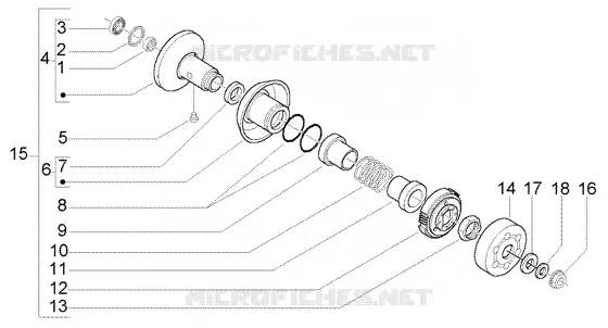 Driven pulley