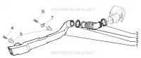 Belt cooling tube