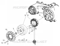 Flywheel magneto