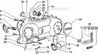 Kickstarter-crankcase cooling