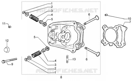CYLINDER HEAD-VALVES
