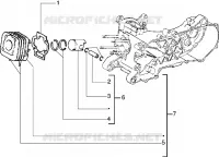 Cylinder-piston-wrist pin, assy