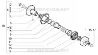 Driven pulley