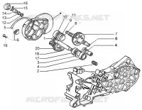 Rear wheel shaft