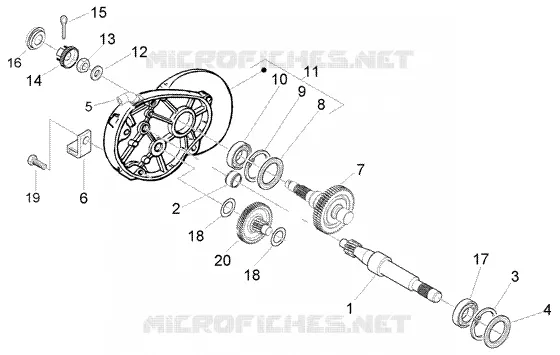Rear wheel shaft