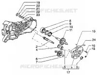 Rear wheel shaft