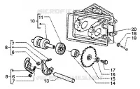 Lever-camshaft