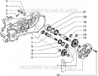 Rear wheel shaft