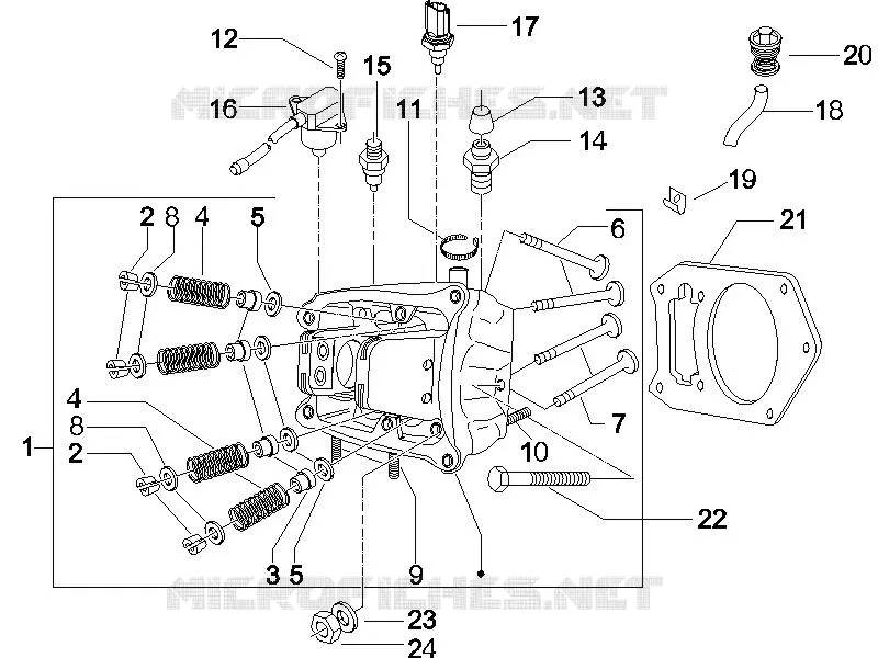Head unit - Valve