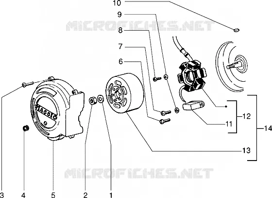 Flywheel magneto