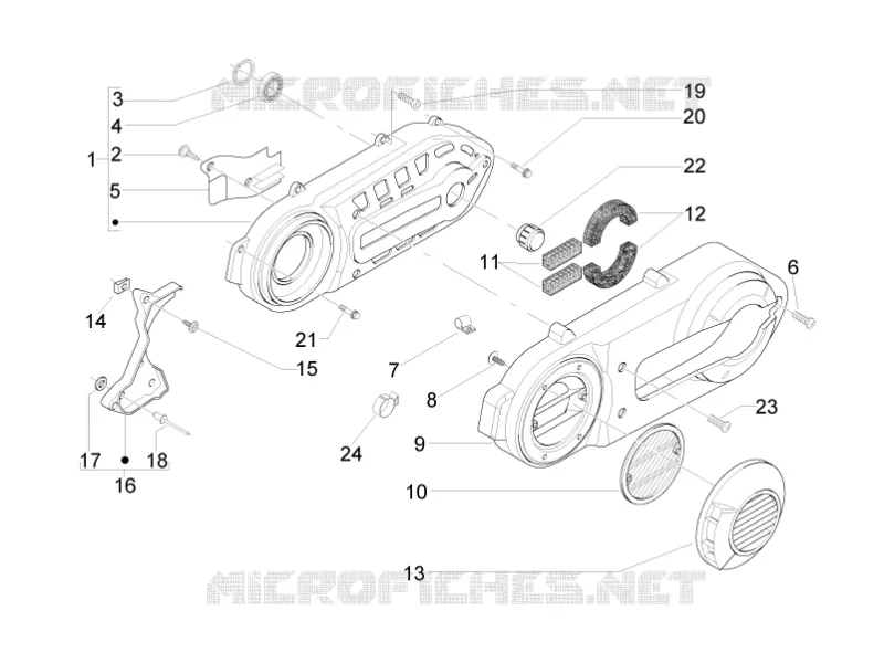 Crankcase cover - Crankcase cooling
