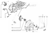 Starting motor - starter lever