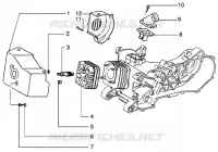 Cylinder head - inlet and induction pipe