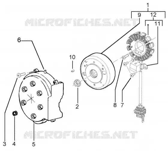 Flywheel magneto