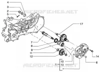 Rear wheel shaft