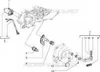 Starting motor-starter lever
