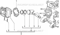 Cylinder-piston-wrist pin, assy