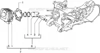 Cylinder-piston-wrist pin, assy