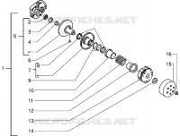 Driven pulley