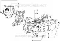 Clutch cover-scrool cover