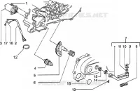Starting motor-starter lever