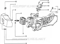 Cylinder head-cooling hood-inlet and induction pipe