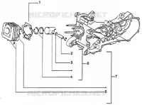 Cylinder-piston-wrist pin, assy