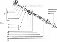 Driven pulley