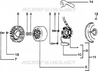 Flywheel magneto